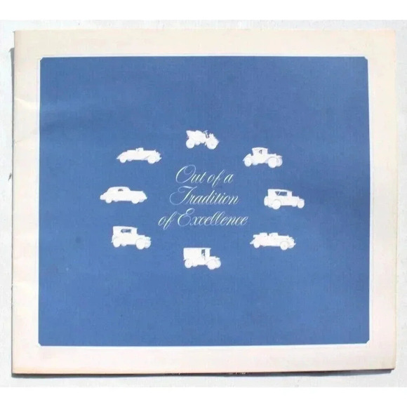 VINTAGE Original 1972 Cadillac Out of a Tradition of Excellence Brochure - Picture 1 of 5